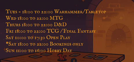 🗓️ Schedule / How to Find Us