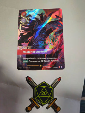 Riftbound: Single Card - Zed, Master of Shadows (V.3 - Signed Showcase) 191*