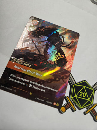 Riftbound: Single Card - Ambessa, Matriarch of War (V.3 - Signed Showcase) 196*