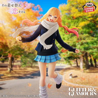Banpresto Glitter & Glamours Marin Kitagawa in winter school uniform with scarf