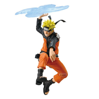 Banpresto Naruto Shippuden Naruto Uzumaki figure leaping with Rasengan – alternate angle
