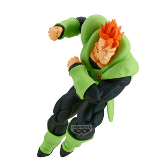 Banpresto Match Makers Android 16 figure attacking from Dragon Ball Z – alternate angle