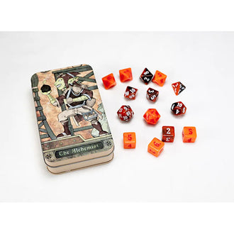 Beadle & Grimm's – Character Class Dice Set in Tin – The Alchemist – 14 Dice
