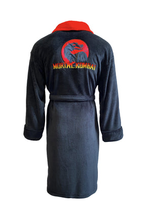 Mortal Kombat Logo Adult Robe