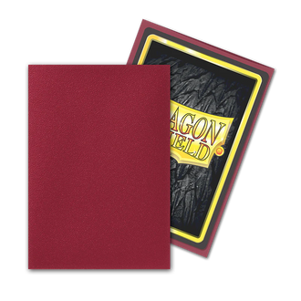 Dragon Shield Matte Sleeves Japanese Size- Blood Red (60)