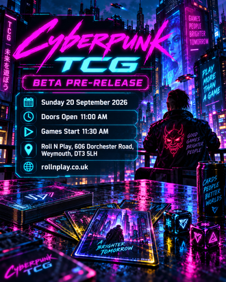 Cyberpunk TCG Beta Pre-Release Event | Sunday 20 September 2026