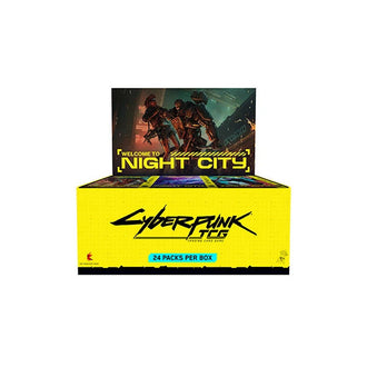 Cyberpunk TCG – Welcome to Night City Booster Display (24 Packs)