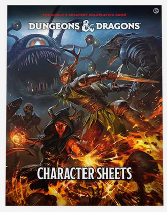 Dungeons & Dragons Character Sheets 2024