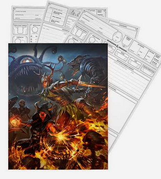 Dungeons & Dragons Character Sheets 2024
