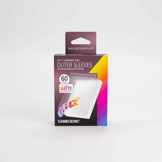 Gamegenic Matte Outer Sleeves Japanese Size – 65 x 92mm – 60 Sleeves