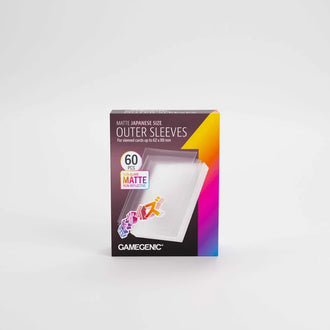 Gamegenic Matte Outer Sleeves Japanese Size – 65 x 92mm – 60 Sleeves