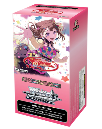 Weiss Schwarz – BanG Dream! 10th Anniversary Premium Booster Box (6 Packs)
