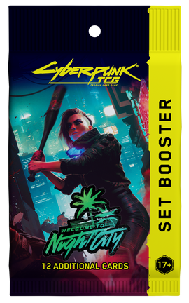 Cyberpunk TCG Welcome to Night City Set Booster Pack - single 12-card booster pack