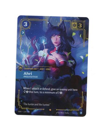 Riftbound: Single Card - Ahri, Inquisitive (V.1 - Epic) 119