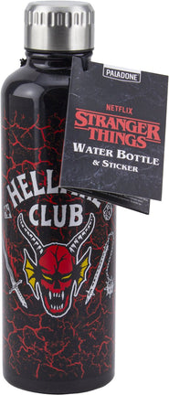 Stranger Things Hellfire Club Logo Metal Water Bottle