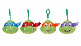 Teenage Mutant Ninja Turtles Soft Toy Bag Clips
