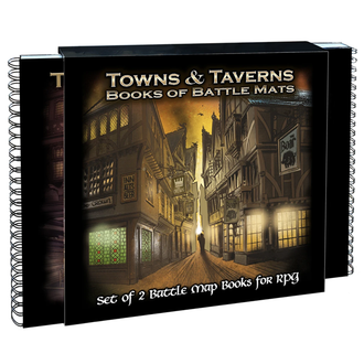 D&D - Towns & Taverns Books of Battle Mats