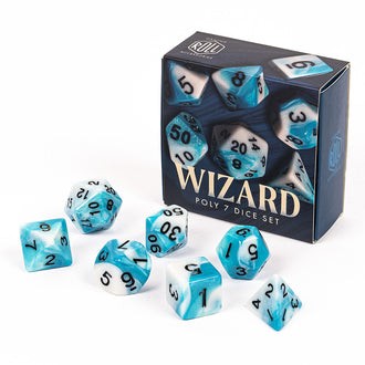 Wizard 7 Polyhedral Dice Set