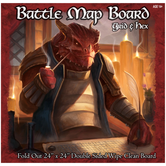 Loke Battle Map Board – Grid & Hex Reversible