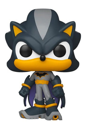 DC's Justice League and Sonic the Hedgehog POP! Movies Vinyl Figures Shadow/Batman 9 cm