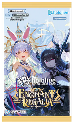 Hololive Official Card Game – Enchant Regalia Booster Box (12 Packs)