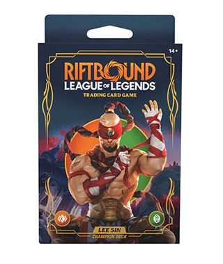 Riftbound: Origins | Lee Sin Champion Deck | League of Legends Trading Card Game (Pre Order)