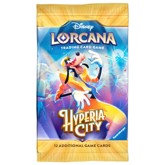 Disney Lorcana Hyperia City (Set 14) booster pack – Goofy pack art