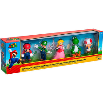 Nintendo Super Mario Action Figures – Mario & Friends 6cm Figure 5-Pack