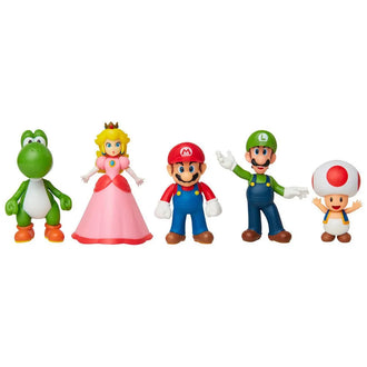 Nintendo Super Mario Action Figures – Mario & Friends 6cm Figure 5-Pack