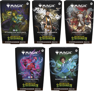 Magic: The Gathering – Secrets of Strixhaven Commander Deck Set (5 Decks)