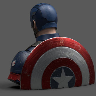 Marvel Avengers: Endgame Captain America Coin Bank – 20cm (No Box)