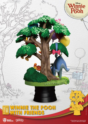 Disney D-Stage PVC Diorama – Winnie the Pooh with Friends (16cm)