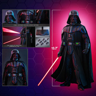 Star Wars Hot Toys Movie Masterpiece 1/6 – Darth Vader Dueling Effect Version Exclusive – 35cm