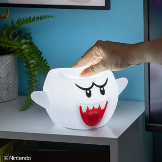 Super Mario – Squishy Glo Silicone Light – Boo – 14cm