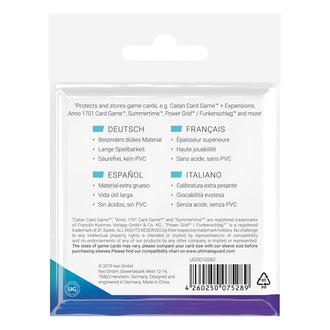 Ultimate Guard Premium Soft Sleeves for Board Game Cards Square (50)
