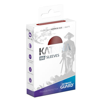 Ultimate Guard Katana Sleeves Japanese Red (60)