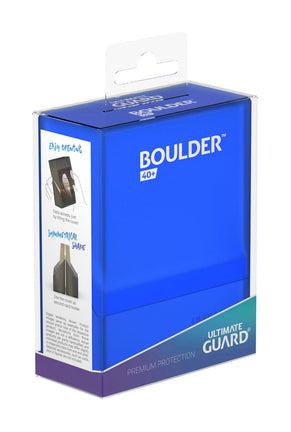 Ultimate Guard Boulder 40+ Deck Box – Sapphire