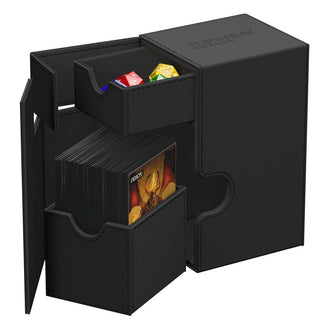 Ultimate Guard Flip’n’Tray 80+ Xenoskin Deck Box – Black