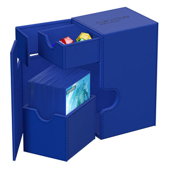 Ultimate Guard Flip’n’Tray 80+ Xenoskin Deck Box – Blue