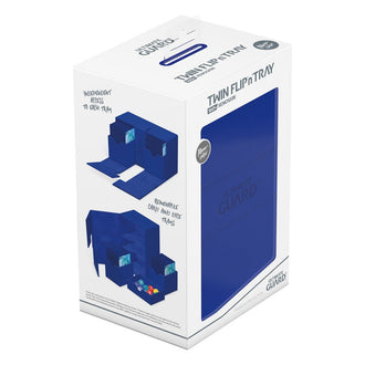 Ultimate Guard Twin Flip’n’Tray 160+ Xenoskin Deck Box – Blue