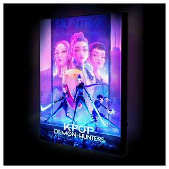KPop Demon Hunters LED Canvas Print – 42 × 32cm